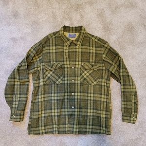 60's Vintage Pendleton XL Washable Wool Flannel